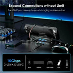 WAVLINK UHP3426 Adaptador Hub Docking Station 6 em 1 Gigabit RJ45 100W PD para Steam Deck