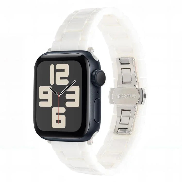 Bracelete de Relógio em Cerâmica com Textura de Tanque, Para Apple Watch 46mm / 49mm / 45mm / 44mm, Para Apple Watch 42mm / 41mm / 40mm / 38mm