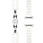 Bracelete de Relógio em Cerâmica com Textura de Tanque, Para Apple Watch 46mm / 49mm / 45mm / 44mm, Para Apple Watch 42mm / 41mm / 40mm / 38mm
