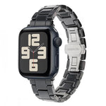 Bracelete de Relógio em Cerâmica com Textura de Tanque, Para Apple Watch 46mm / 49mm / 45mm / 44mm, Para Apple Watch 42mm / 41mm / 40mm / 38mm