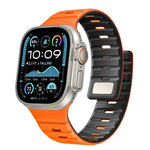 Correia Magnética de Silicone Norman, Para Apple Watch 46mm / 49mm / 45mm / 44mm, Para Apple Watch 42mm / 41mm / 40mm / 38mm