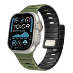 Correia Magnética de Silicone Norman, Para Apple Watch 46mm / 49mm / 45mm / 44mm, Para Apple Watch 42mm / 41mm / 40mm / 38mm