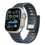 Correia Magnética de Silicone Norman, Para Apple Watch 46mm / 49mm / 45mm / 44mm, Para Apple Watch 42mm / 41mm / 40mm / 38mm