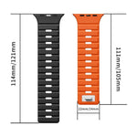 Correia Magnética de Silicone Norman, Para Apple Watch 46mm / 49mm / 45mm / 44mm, Para Apple Watch 42mm / 41mm / 40mm / 38mm