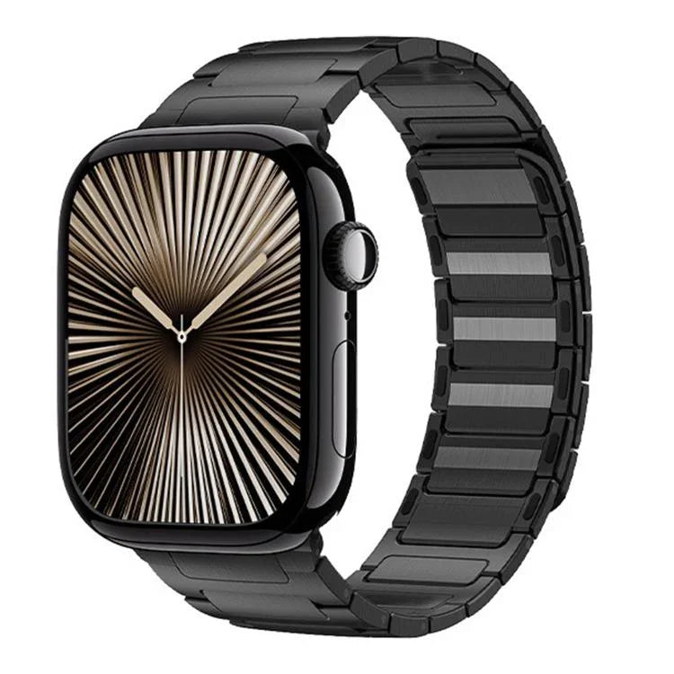 Correia Magnética em Aço Inoxidável I-Beam, Para Apple Watch 46mm / 49mm / 45mm / 44mm, Para Apple Watch 42mm / 41mm / 40mm / 38mm