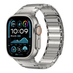 Correia Magnética em Aço Inoxidável I-Beam, Para Apple Watch 46mm / 49mm / 45mm / 44mm, Para Apple Watch 42mm / 41mm / 40mm / 38mm