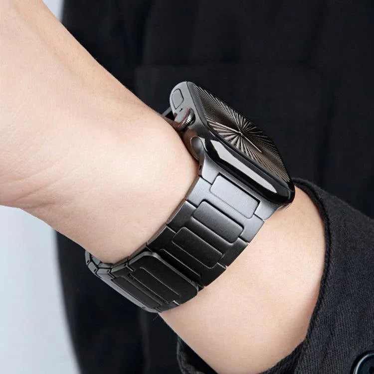 Correia Magnética em Aço Inoxidável I-Beam, Para Apple Watch 46mm / 49mm / 45mm / 44mm, Para Apple Watch 42mm / 41mm / 40mm / 38mm