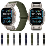 Correia de Relógio Explorer em Poliéster e Nylon, Para Apple Watch 46mm / 49mm / 45mm / 44mm