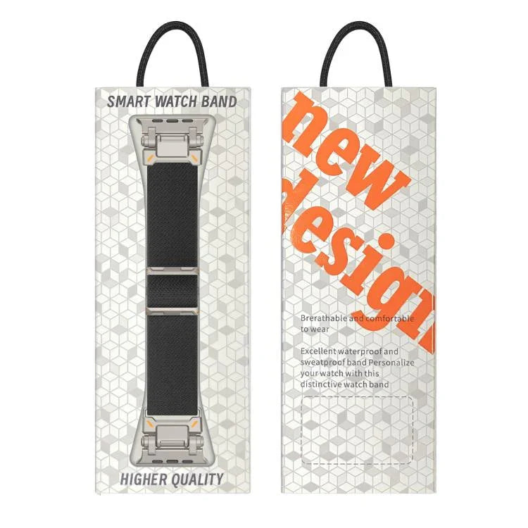 Correia de Relógio Explorer em Poliéster e Nylon, Para Apple Watch 46mm / 49mm / 45mm / 44mm