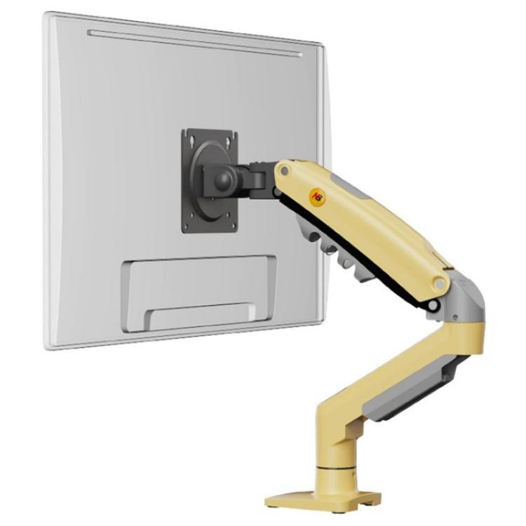 NORTH BAYOU F80 Adjustable Height Monitor Arm 17-30 Inch Displays Desk Mount Stand
