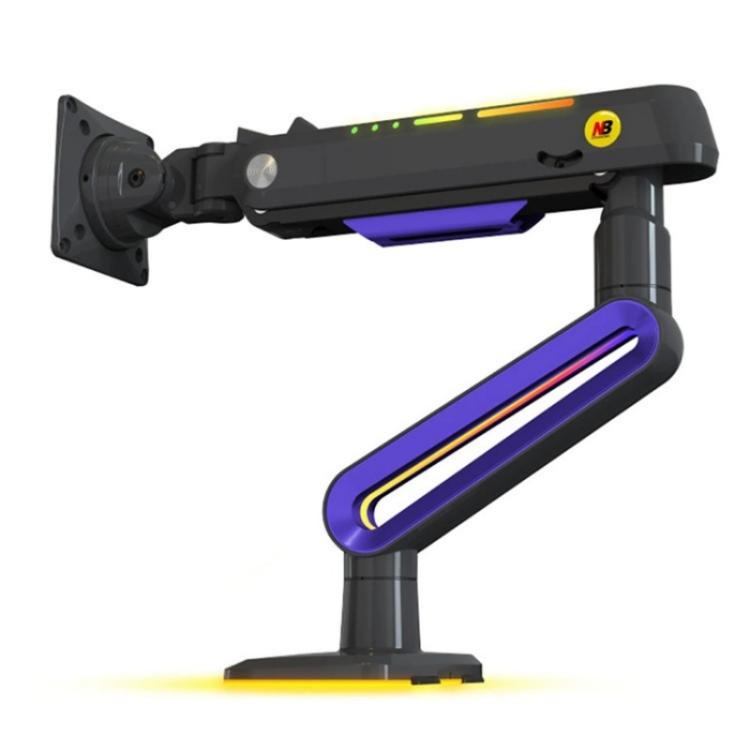 NORTH BAYOU G70 Height Adjustable Desktop Mount Mechanical Spring Gaming Monitor Stand, G70