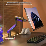 NORTH BAYOU G60 32-60 Inch Flat Ultrawide Curved Suspended Arm Gaming Monitor Stand, G60