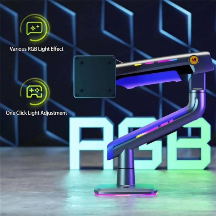 NORTH BAYOU G60 32-60 Inch Flat Ultrawide Curved Suspended Arm Gaming Monitor Stand, G60