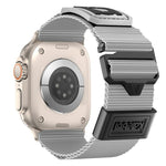 Correia de Relógio Desportiva em Nylon Trançado Kalebol, Para Apple Watch 46mm / 49mm / 45mm / 44mm, Para Apple Watch 42mm / 41mm / 40mm / 38mm