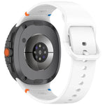 Para Samsung Galaxy Watch8 / Watch8 Classic Correia de Relógio em Silicone de Cor Sólida com Costura, S, M