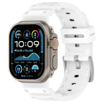 Correia de Relógio em Silicone Bicolor com Textura de Diamante, Para Apple Watch 46mm / 49mm / 45mm / 44mm