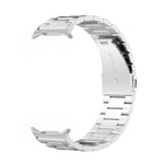 Pulseira de relógio em aço inoxidável com três contas e ferramenta de remoção, para Samsung Galaxy Watch8 / Watch8 Classic