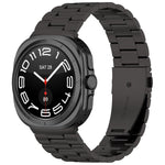 Pulseira de relógio em aço inoxidável com três contas e ferramenta de remoção, para Samsung Galaxy Watch8 / Watch8 Classic