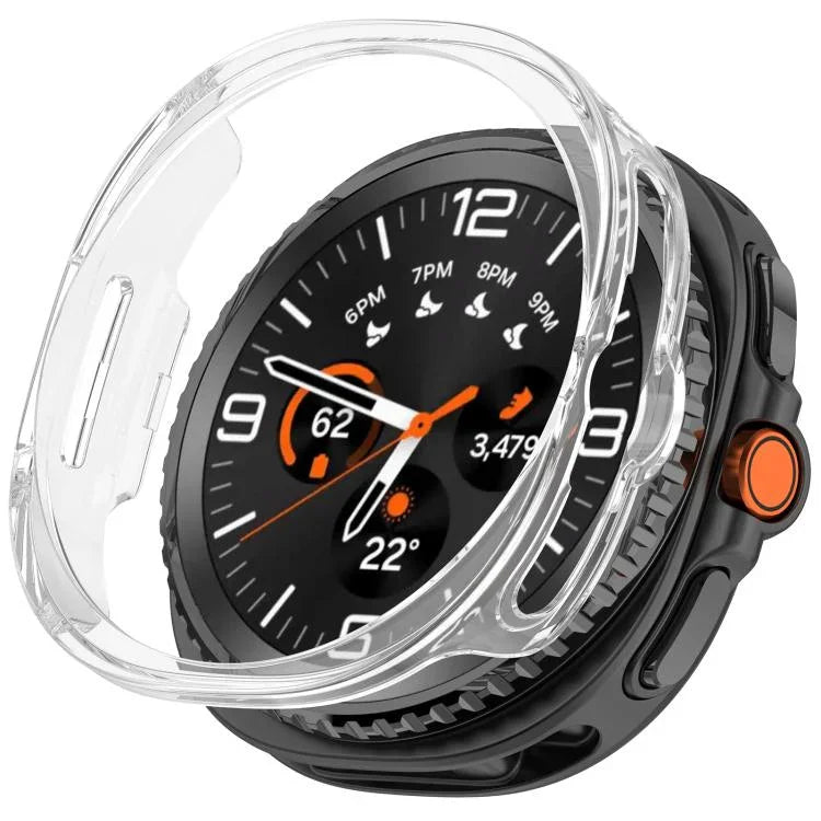 Capa de Relógio Oca de PC com Cobertura Parcial, Para Samsung Galaxy Watch8 Classic 46mm, Para Samsung Galaxy Watch 8 44mm, Para Samsung Galaxy Watch 8 40mm