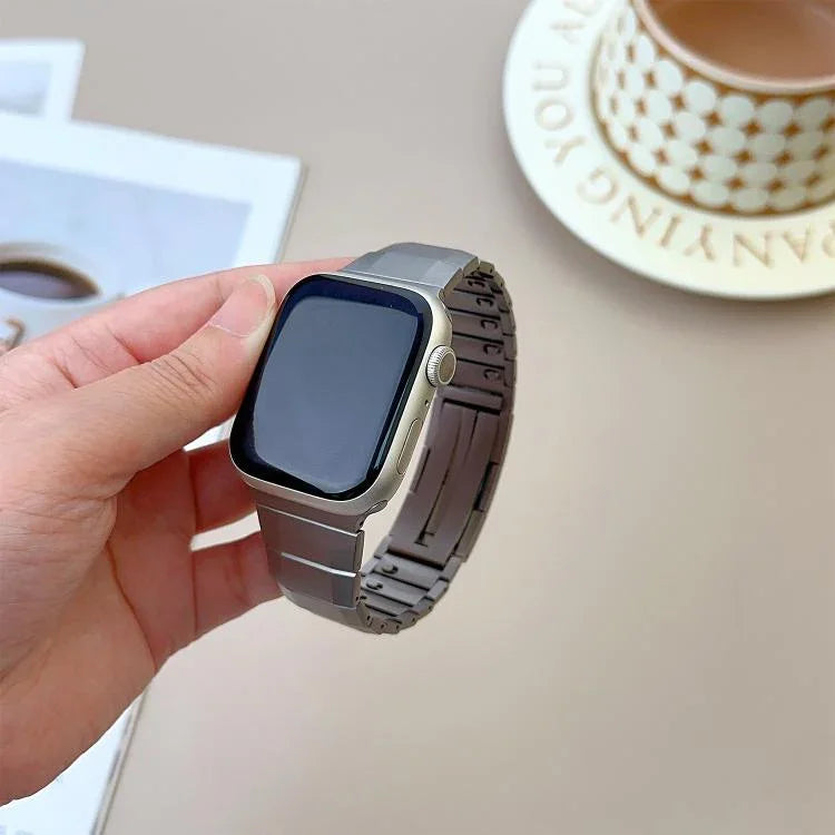 Pulseira de Relógio em Aço Inoxidável Destacável com Laterais Curvas, Para Apple Watch 46mm / 49mm / 45mm / 44mm, Para Apple Watch 42mm / 41mm / 40mm / 38mm