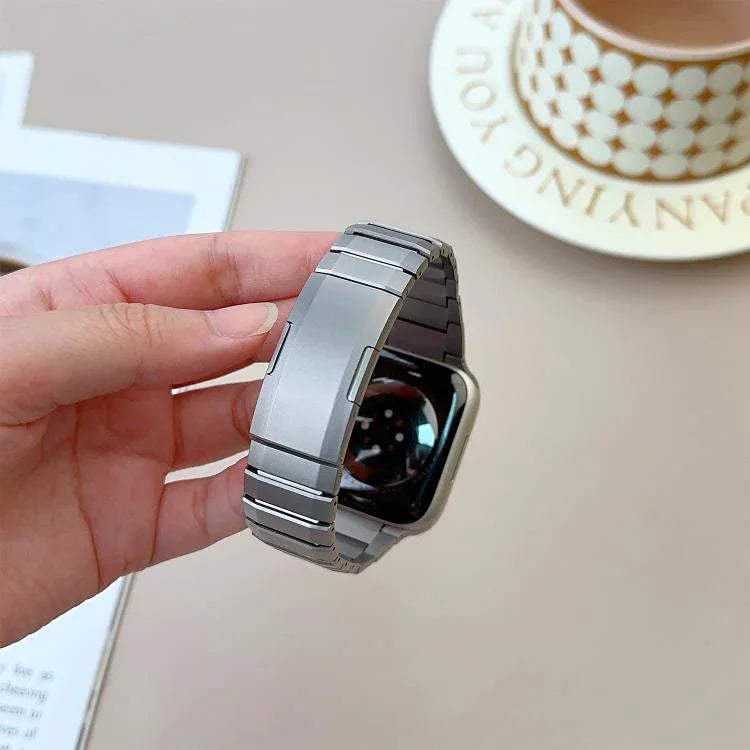 Pulseira de Relógio em Aço Inoxidável Destacável com Laterais Curvas, Para Apple Watch 46mm / 49mm / 45mm / 44mm, Para Apple Watch 42mm / 41mm / 40mm / 38mm