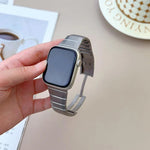 Pulseira de Relógio em Aço Inoxidável Destacável com Laterais Curvas, Para Apple Watch 46mm / 49mm / 45mm / 44mm, Para Apple Watch 42mm / 41mm / 40mm / 38mm