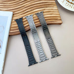 Pulseira de Relógio em Aço Inoxidável Destacável com Laterais Curvas, Para Apple Watch 46mm / 49mm / 45mm / 44mm, Para Apple Watch 42mm / 41mm / 40mm / 38mm