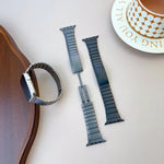 Pulseira de Relógio em Aço Inoxidável Destacável com Laterais Curvas, Para Apple Watch 46mm / 49mm / 45mm / 44mm, Para Apple Watch 42mm / 41mm / 40mm / 38mm