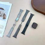 Pulseira de Relógio em Aço Inoxidável Destacável com Laterais Curvas, Para Apple Watch 46mm / 49mm / 45mm / 44mm, Para Apple Watch 42mm / 41mm / 40mm / 38mm