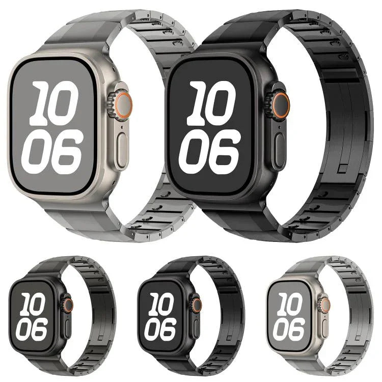 Pulseira de Relógio em Aço Inoxidável Destacável com Laterais Curvas, Para Apple Watch 46mm / 49mm / 45mm / 44mm, Para Apple Watch 42mm / 41mm / 40mm / 38mm