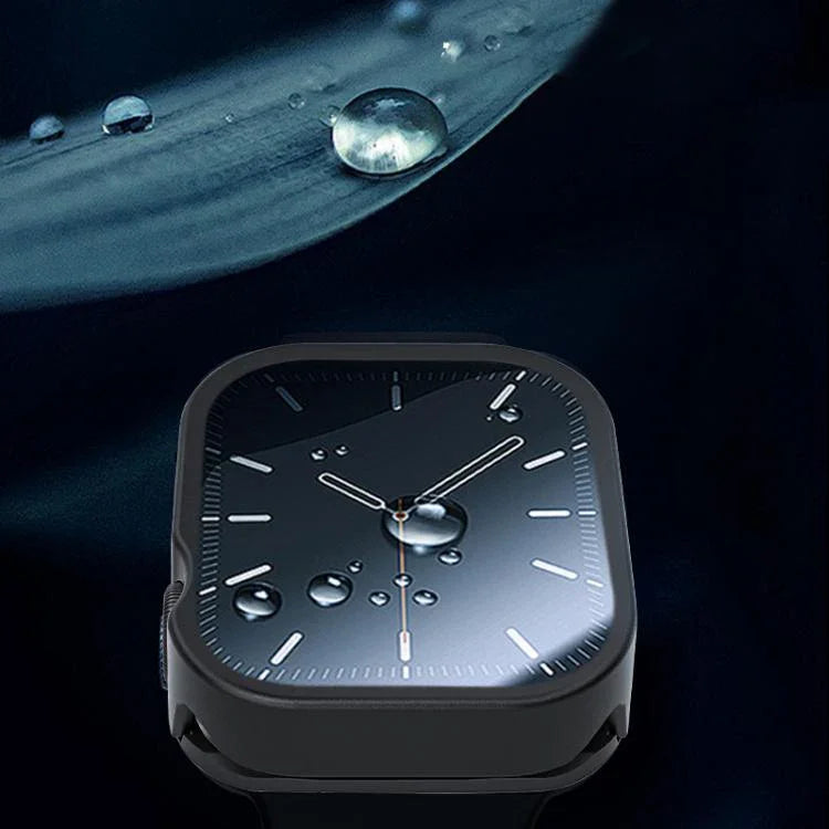 Caixa de Relógio em Alumínio Integrada com Filme Temperado, Para Apple Watch Series 11 / 10 46mm