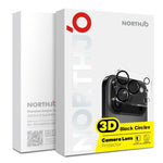2pcs NORTHJO Camera Lens Protector 3D Night Shot Tempered Glass Film, For iPhone 17 Pro Max, For iPhone 17 Pro, For iPhone 17, For iPhone Air