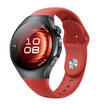 Reverse Buckle Silicone Watch Band, For Huawei Watch 5 42mm, For Huawei Watch 5 46mm