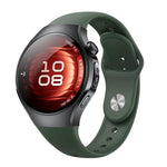 Reverse Buckle Silicone Watch Band, For Huawei Watch 5 42mm, For Huawei Watch 5 46mm