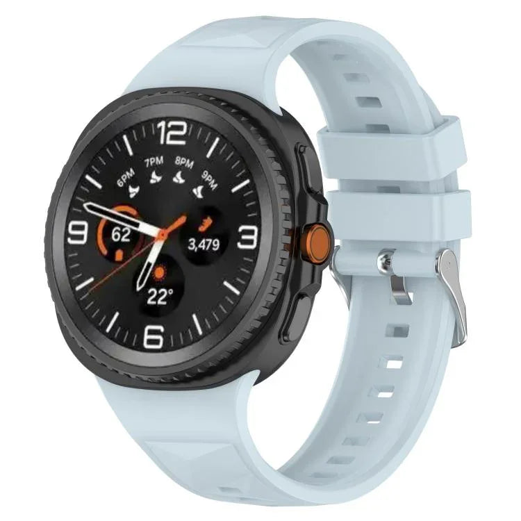 Correia de Relógio em Silicone com Textura de Cristal de Gelo, Para Samsung Galaxy Watch8 / Watch8 Classic