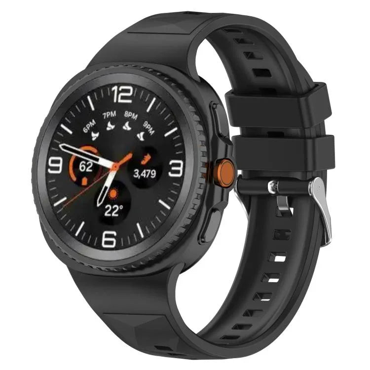 Correia de Relógio em Silicone com Textura de Cristal de Gelo, Para Samsung Galaxy Watch8 / Watch8 Classic