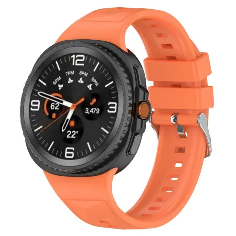 Correia de Relógio em Silicone com Textura de Cristal de Gelo, Para Samsung Galaxy Watch8 / Watch8 Classic