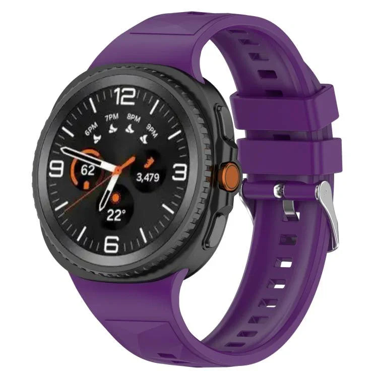 Correia de Relógio em Silicone com Textura de Cristal de Gelo, Para Samsung Galaxy Watch8 / Watch8 Classic