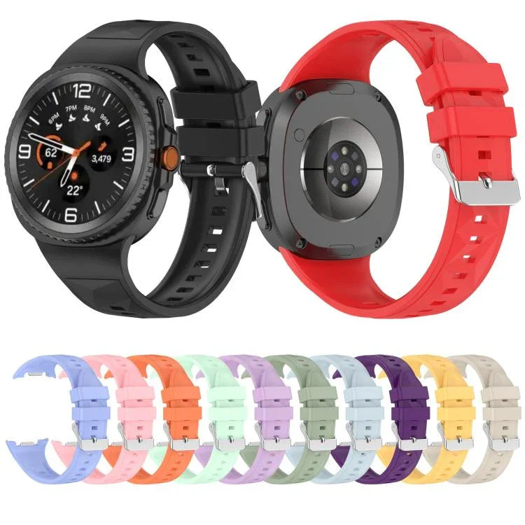 Correia de Relógio em Silicone com Textura de Cristal de Gelo, Para Samsung Galaxy Watch8 / Watch8 Classic