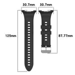 Correia de Relógio em Silicone com Textura de Cristal de Gelo, Para Samsung Galaxy Watch8 / Watch8 Classic