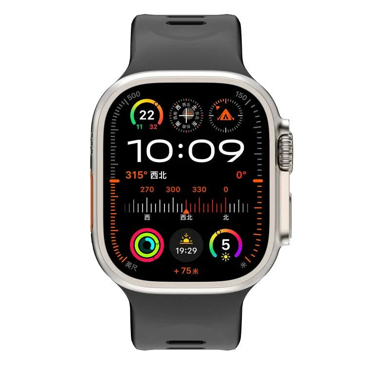 Pulseira de Relógio em Silicone Explorer, Para Apple Watch 46mm / 49mm / 45mm / 44mm