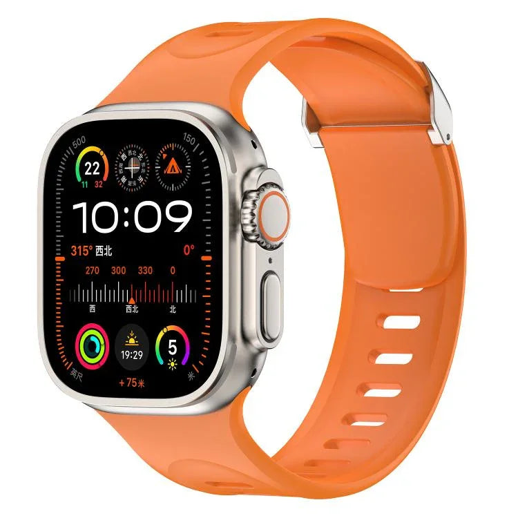 Pulseira de Relógio em Silicone Explorer, Para Apple Watch 46mm / 49mm / 45mm / 44mm