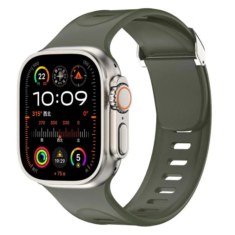Pulseira de Relógio em Silicone Explorer, Para Apple Watch 46mm / 49mm / 45mm / 44mm