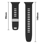 Pulseira de Relógio em Silicone Explorer, Para Apple Watch 46mm / 49mm / 45mm / 44mm
