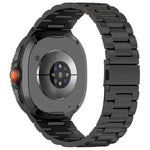 Correia de Relógio Slim de Aço Inoxidável com Três Contas, Para Samsung Galaxy Watch8 / Watch8 Classic