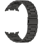 Correia de Relógio Slim de Aço Inoxidável com Três Contas, Para Samsung Galaxy Watch8 / Watch8 Classic