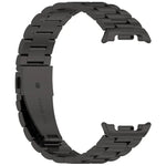 Correia de Relógio Slim de Aço Inoxidável com Três Contas, Para Samsung Galaxy Watch8 / Watch8 Classic