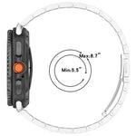 Correia de Relógio Slim de Aço Inoxidável com Três Contas, Para Samsung Galaxy Watch8 / Watch8 Classic