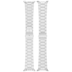 Correia de Relógio Slim de Aço Inoxidável com Três Contas, Para Samsung Galaxy Watch8 / Watch8 Classic