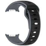 Correia de Relógio em Silicone Bicolor com Fivela Invertida, Para Samsung Galaxy Watch8 / Watch8 Classic